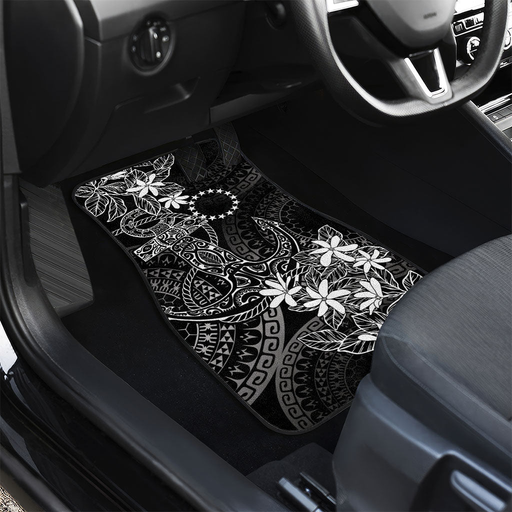 Black Kuki Airani Tapakau Car Mats Tribal Anchor Mix Tiare