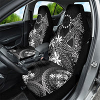 Black Kuki Airani Tapakau Car Seat Cover Tribal Anchor Mix Tiare