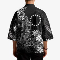 Black Kuki Airani Tapakau Kimono Tribal Anchor Mix Tiare