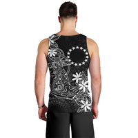 Black Kuki Airani Tapakau Men Tank Top Tribal Anchor Mix Tiare