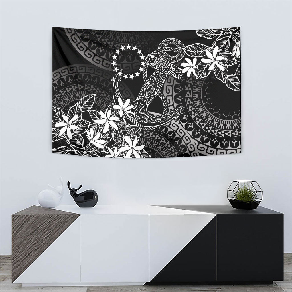 Black Kuki Airani Tapakau Tapestry Tribal Anchor Mix Tiare