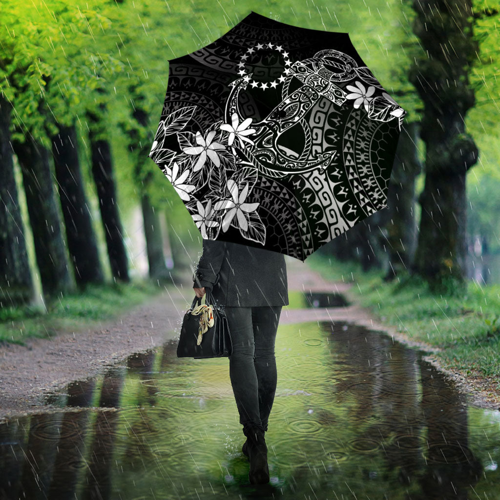 Black Kuki Airani Tapakau Umbrella Tribal Anchor Mix Tiare