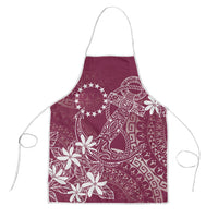 Maroon Kuki Airani Tapakau Apron Tribal Anchor Mix Tiare