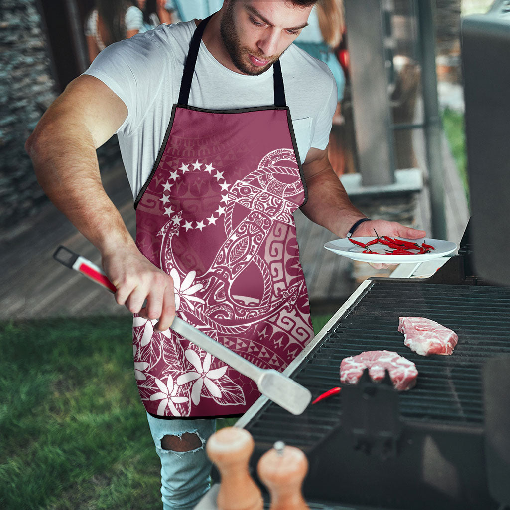 Maroon Kuki Airani Tapakau Apron Tribal Anchor Mix Tiare