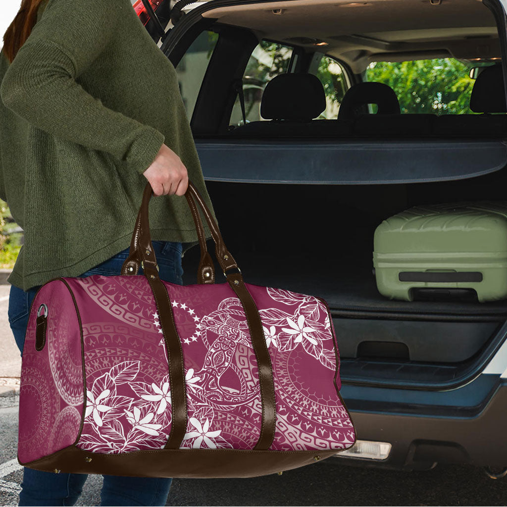 Maroon Kuki Airani Tapakau Travel Bag Tribal Anchor Mix Tiare