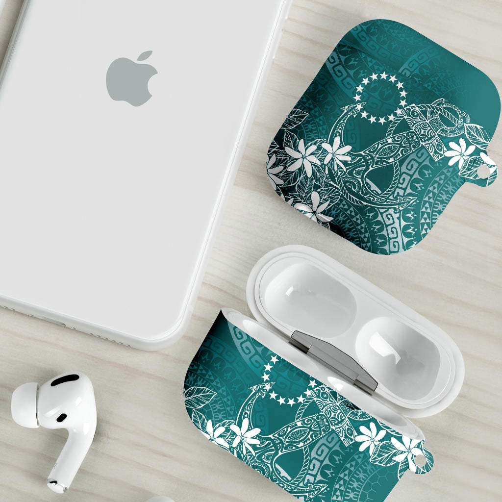Teal Kuki Airani Tapakau AirPods Case Tribal Anchor Mix Tiare