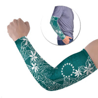 Teal Kuki Airani Tapakau Arm Sleeves Tribal Anchor Mix Tiare