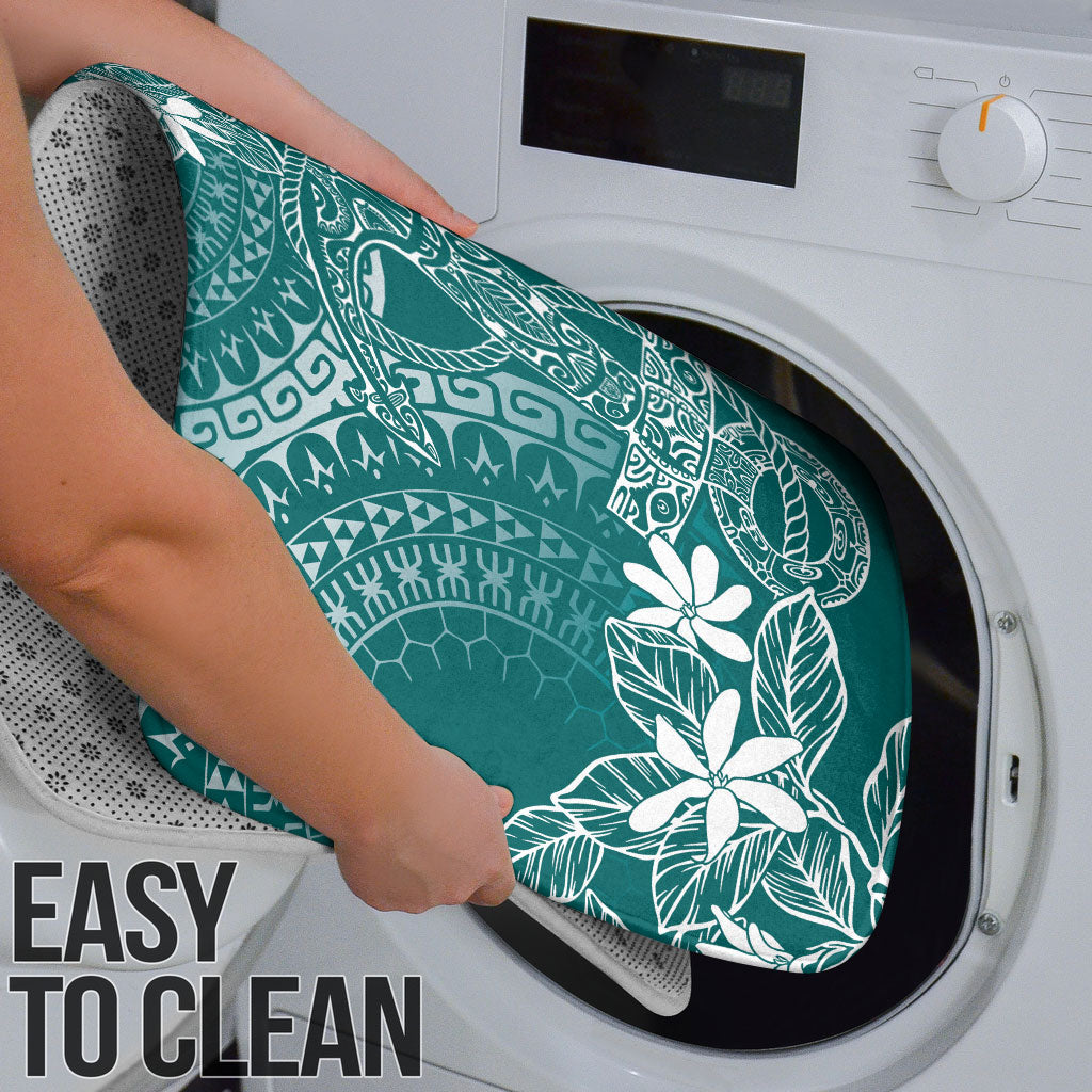 Teal Kuki Airani Tapakau Bathroom Set Tribal Anchor Mix Tiare
