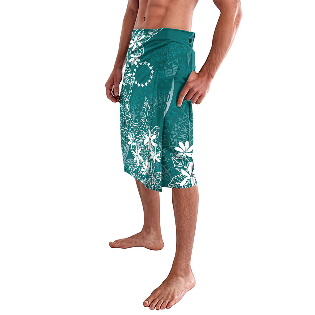 Teal Kuki Airani Tapakau Lavalava Tribal Anchor Mix Tiare