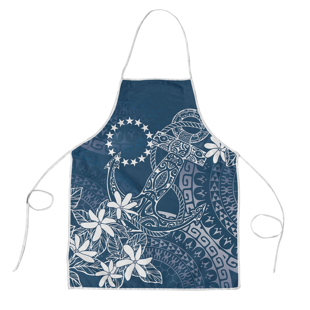 Navy Kuki Airani Tapakau Apron Tribal Anchor Mix Tiare