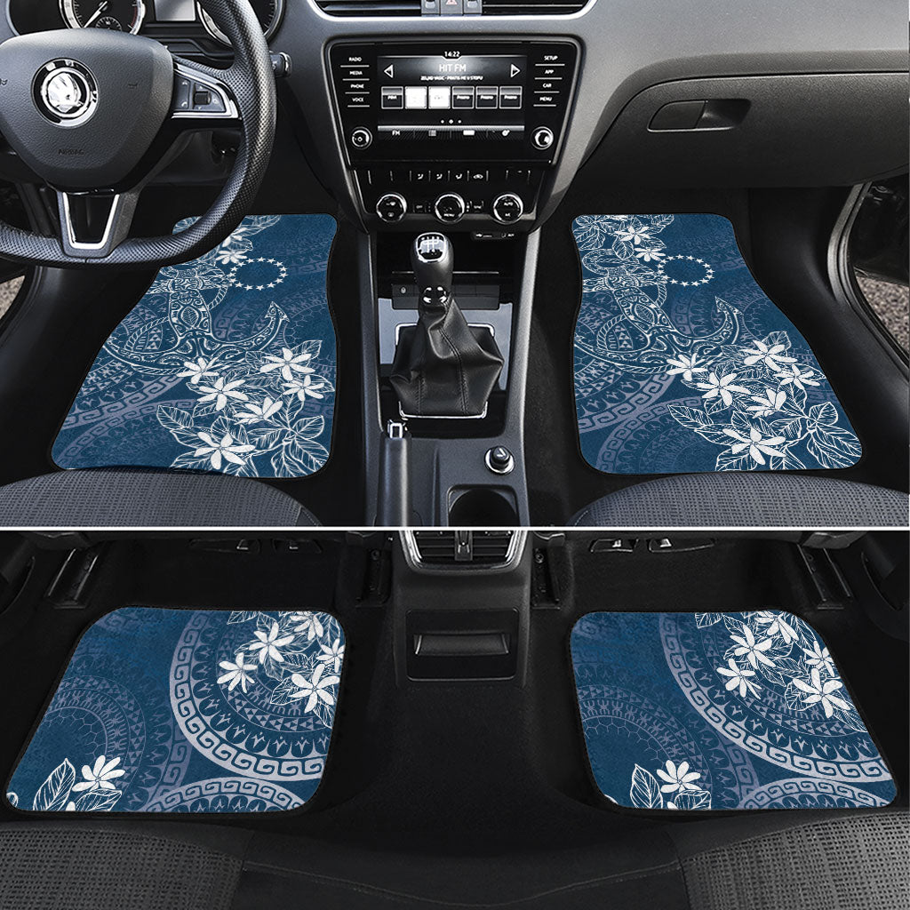 Navy Kuki Airani Tapakau Car Mats Tribal Anchor Mix Tiare