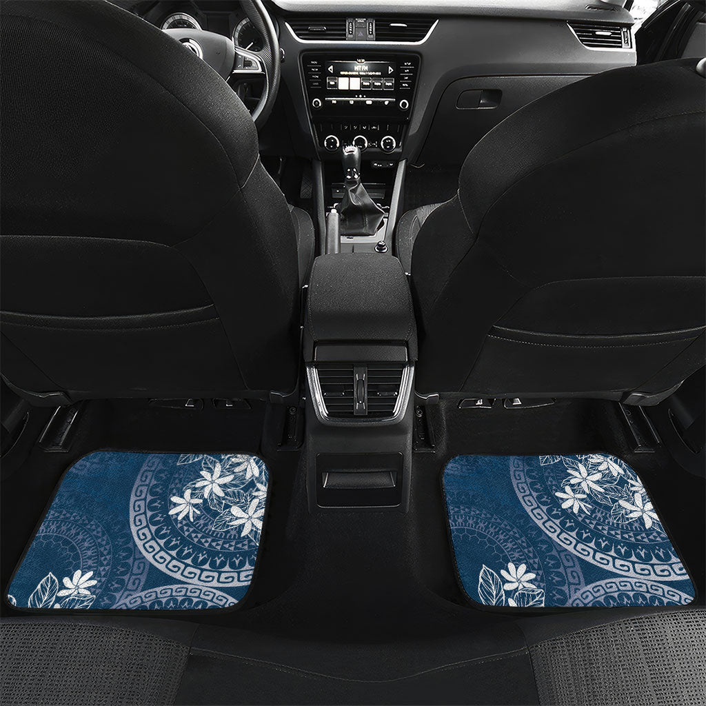 Navy Kuki Airani Tapakau Car Mats Tribal Anchor Mix Tiare