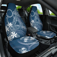 Navy Kuki Airani Tapakau Car Seat Cover Tribal Anchor Mix Tiare