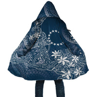 Navy Kuki Airani Tapakau Cloak Tribal Anchor Mix Tiare