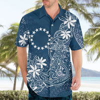 Navy Kuki Airani Tapakau Hawaiian Shirt Tribal Anchor Mix Tiare