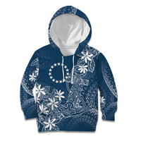 Navy Kuki Airani Tapakau Kid Hoodie Tribal Anchor Mix Tiare