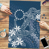Navy Kuki Airani Tapakau Puzzle Tribal Anchor Mix Tiare