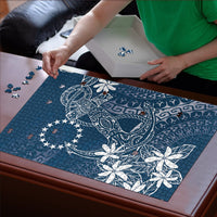 Navy Kuki Airani Tapakau Puzzle Tribal Anchor Mix Tiare