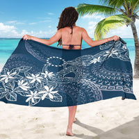 Navy Kuki Airani Tapakau Sarong Tribal Anchor Mix Tiare