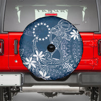 Navy Kuki Airani Tapakau Spare Tire Cover Tribal Anchor Mix Tiare