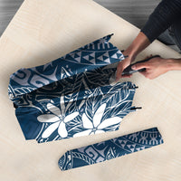 Navy Kuki Airani Tapakau Umbrella Tribal Anchor Mix Tiare