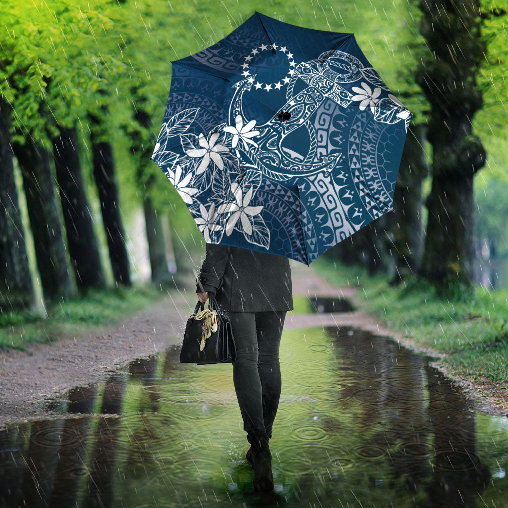 Navy Kuki Airani Tapakau Umbrella Tribal Anchor Mix Tiare