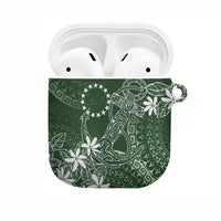 Sage Green Kuki Airani Tapakau AirPods Case Tribal Anchor Mix Tiare