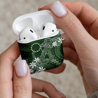 Sage Green Kuki Airani Tapakau AirPods Case Tribal Anchor Mix Tiare