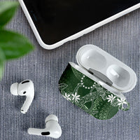Sage Green Kuki Airani Tapakau AirPods Case Tribal Anchor Mix Tiare