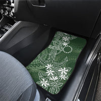 Sage Green Kuki Airani Tapakau Car Mats Tribal Anchor Mix Tiare