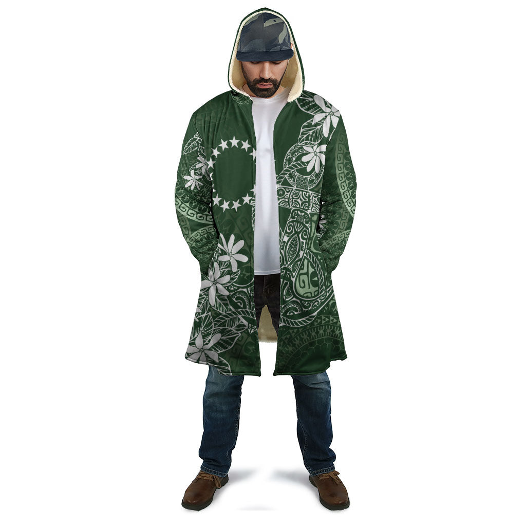 Sage Green Kuki Airani Tapakau Cloak Tribal Anchor Mix Tiare