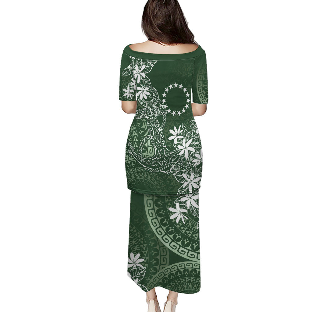 Sage Green Kuki Airani Tapakau Puletasi Tribal Anchor Mix Tiare