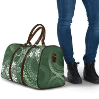 Sage Green Kuki Airani Tapakau Travel Bag Tribal Anchor Mix Tiare
