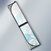 Turquoise Kuki Airani Tapakau Auto Sun Shade Tribal Anchor Mix Tiare