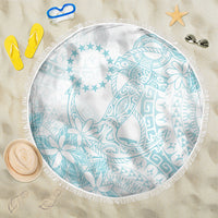 Turquoise Kuki Airani Tapakau Beach Blanket Tribal Anchor Mix Tiare