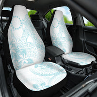 Turquoise Kuki Airani Tapakau Car Seat Cover Tribal Anchor Mix Tiare
