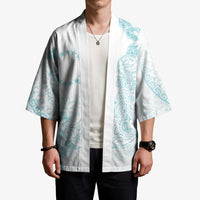 Turquoise Kuki Airani Tapakau Kimono Tribal Anchor Mix Tiare