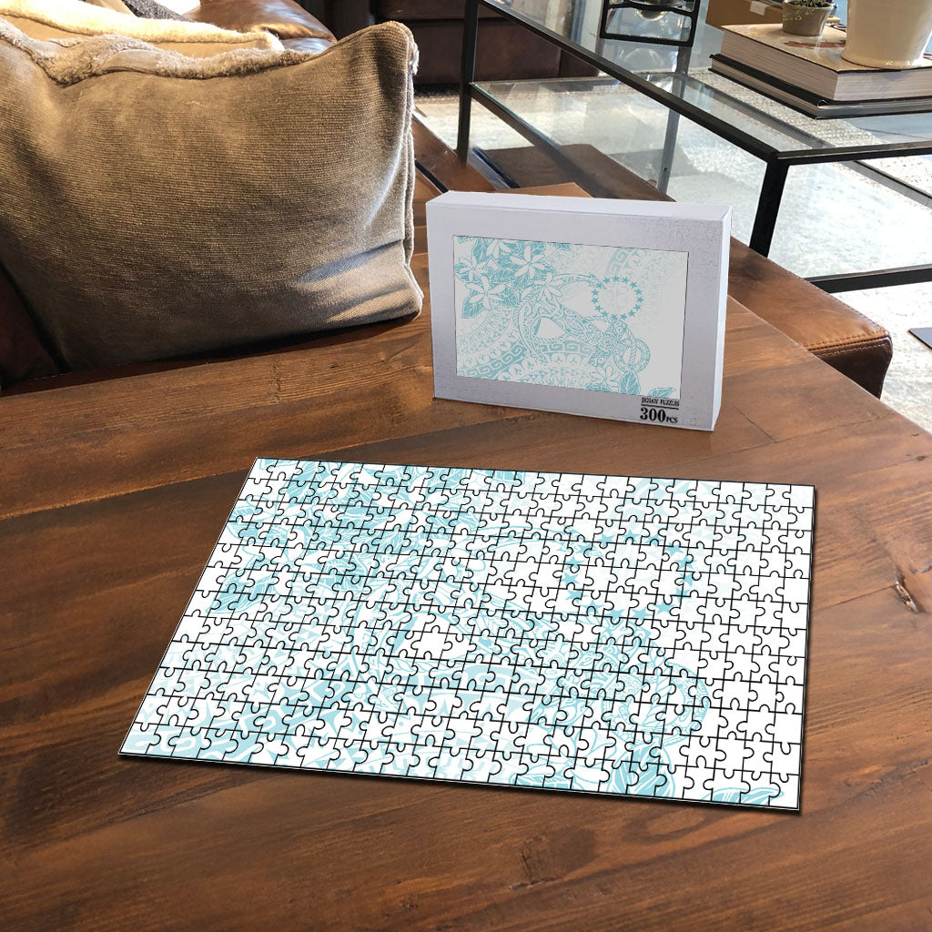 Turquoise Kuki Airani Tapakau Puzzle Tribal Anchor Mix Tiare