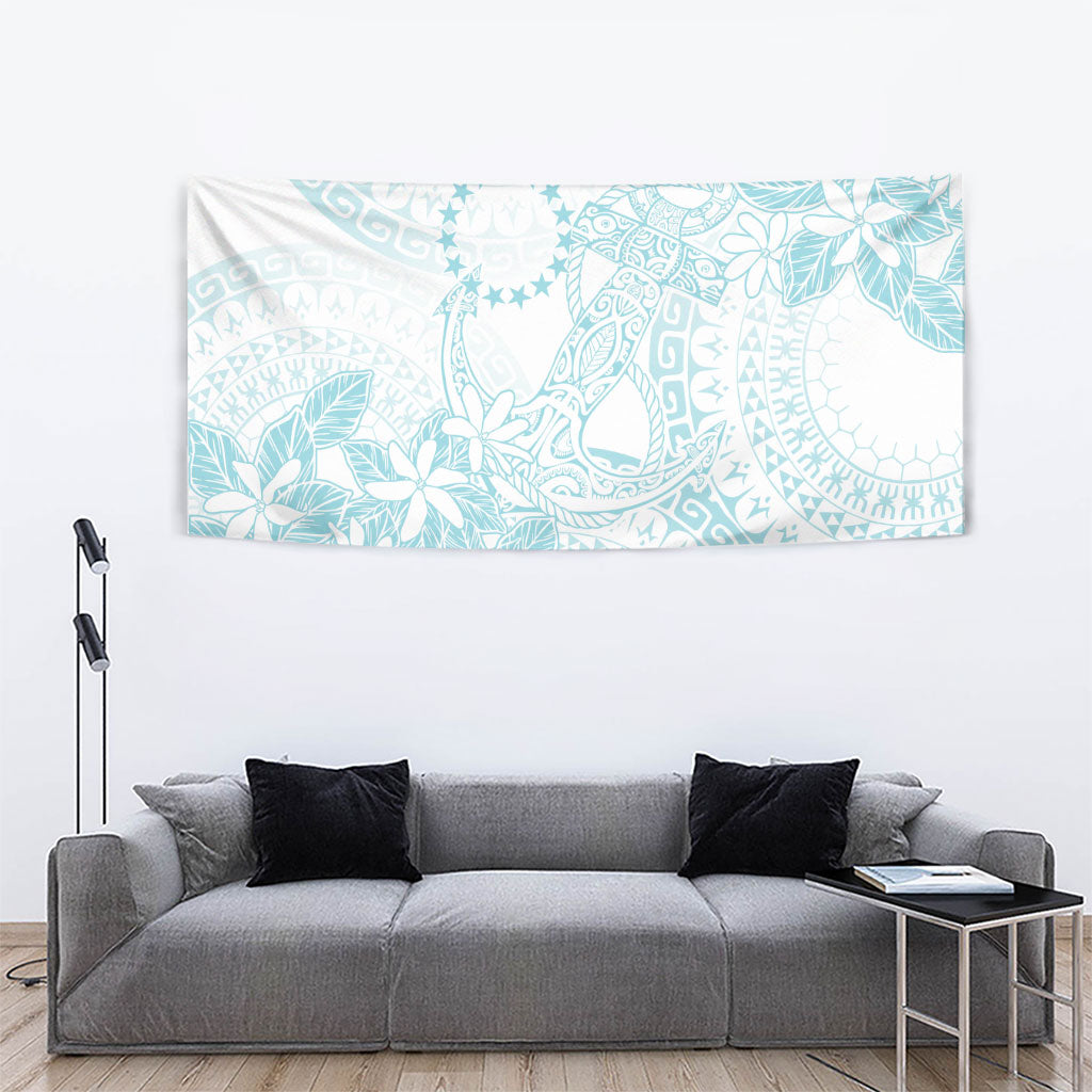 Turquoise Kuki Airani Tapakau Tapestry Tribal Anchor Mix Tiare