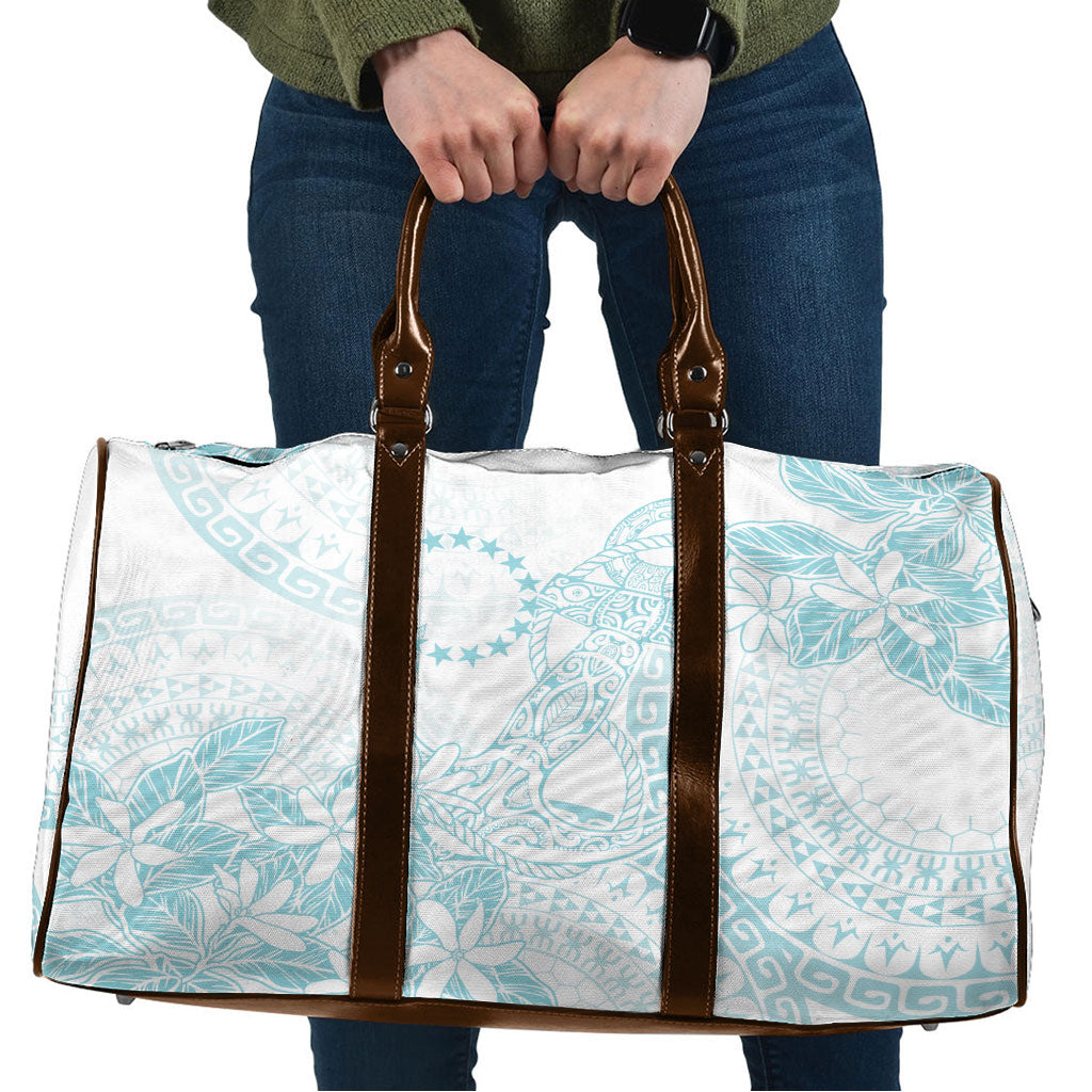 Turquoise Kuki Airani Tapakau Travel Bag Tribal Anchor Mix Tiare