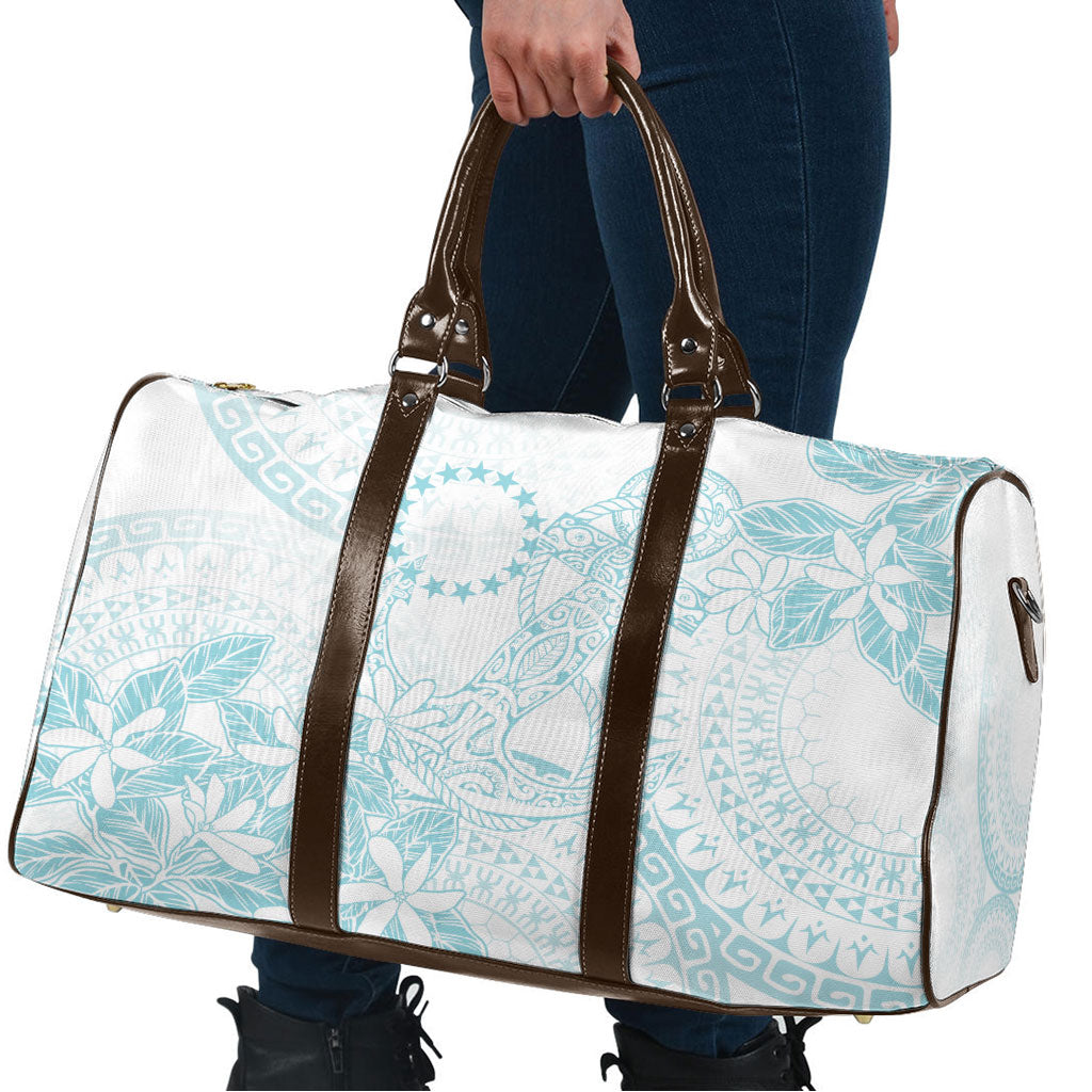 Turquoise Kuki Airani Tapakau Travel Bag Tribal Anchor Mix Tiare