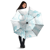 Turquoise Kuki Airani Tapakau Umbrella Tribal Anchor Mix Tiare