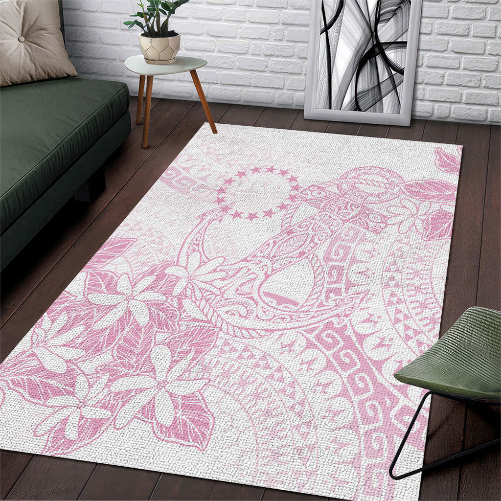 Candy Pink Kuki Airani Tapakau Area Rug Tribal Anchor Mix Tiare