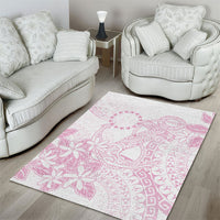 Candy Pink Kuki Airani Tapakau Area Rug Tribal Anchor Mix Tiare