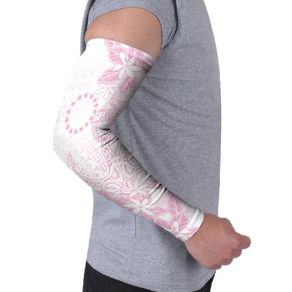 Candy Pink Kuki Airani Tapakau Arm Sleeves Tribal Anchor Mix Tiare