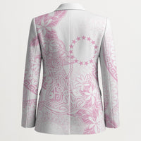 Candy Pink Kuki Airani Tapakau Blazer Tribal Anchor Mix Tiare