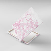 Candy Pink Kuki Airani Tapakau Canvas Wall Art Tribal Anchor Mix Tiare