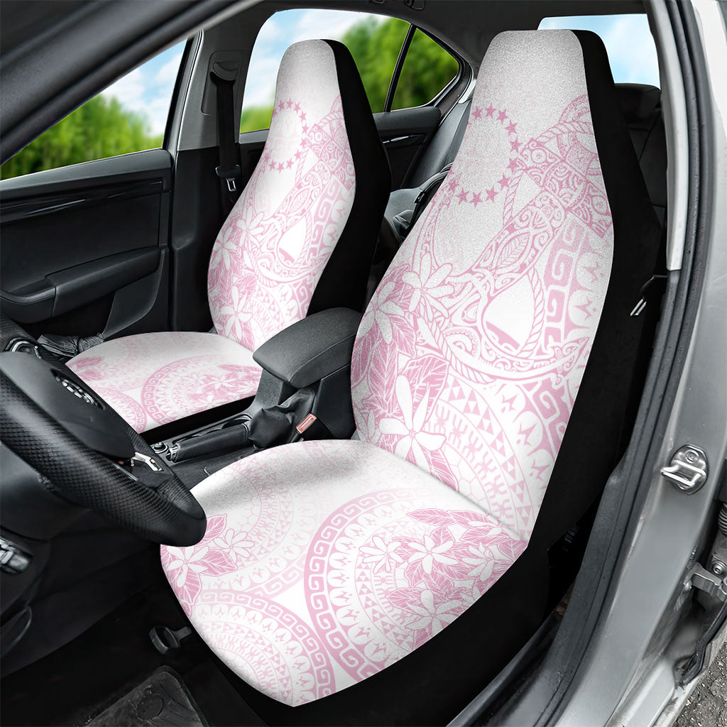 Candy Pink Kuki Airani Tapakau Car Seat Cover Tribal Anchor Mix Tiare