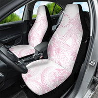 Candy Pink Kuki Airani Tapakau Car Seat Cover Tribal Anchor Mix Tiare