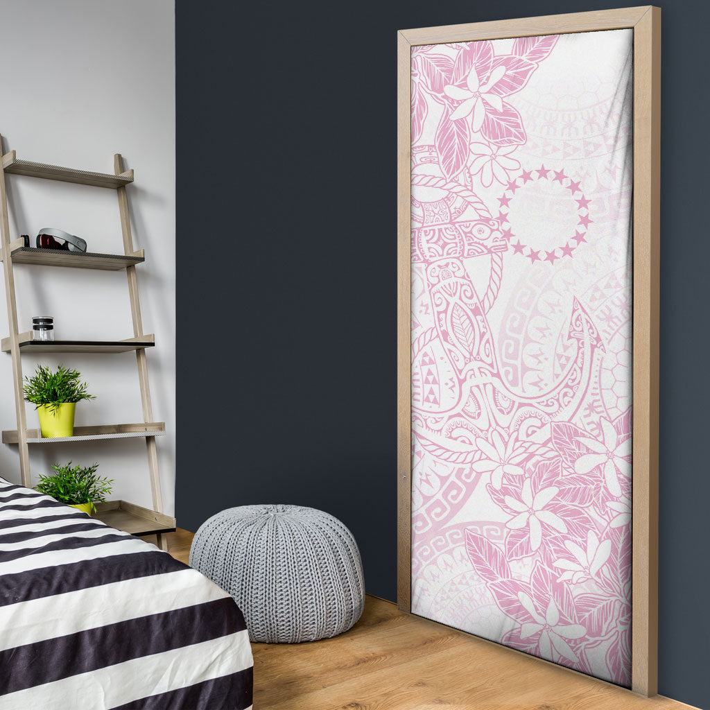 Candy Pink Kuki Airani Tapakau Door Cover Tribal Anchor Mix Tiare